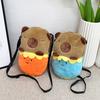 Adorable Plush Capybara Cartoon Shoulder Bag For Kids Lightweight Breathable Design