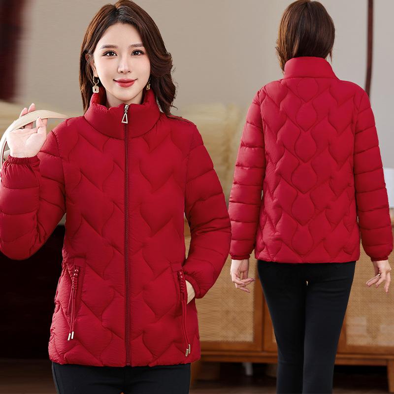 Women's Short Korean-style Winter Coat, Small Cotton-padded Jacket, Thickened Middle-aged Mother's New Down Jacket