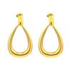 Retro Teardrop Stainless Steel Earrings – Elegant, Versatile, and Trendy