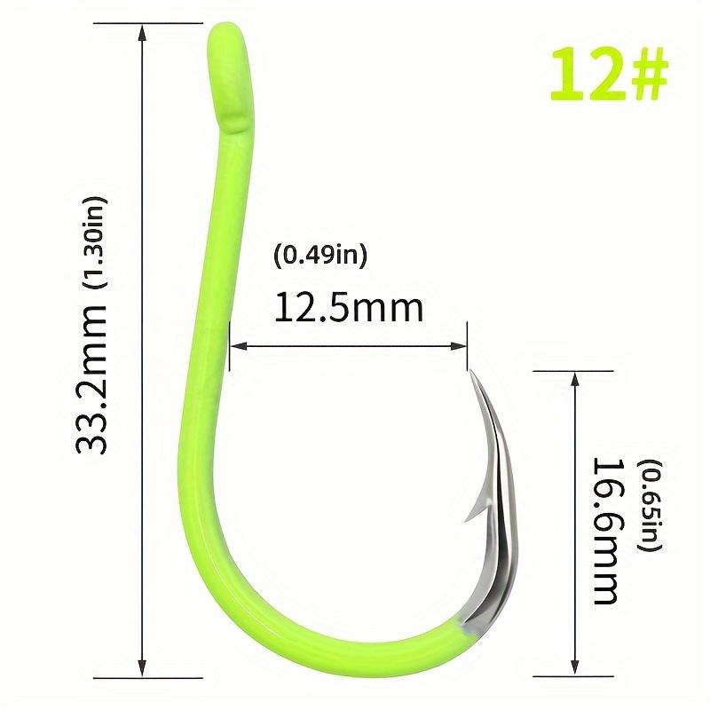 1 pachet cârlig ghimpat cu ochi, cârlige ascuțite, accesoriu de pescuit în aer liber