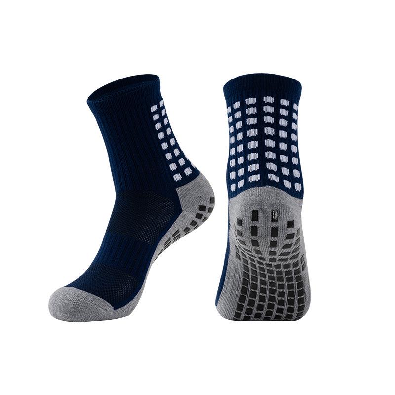 Thickened Non-Slip Mid-Calf Football Socks - Sweat-Absorbent, Wear-Resistant, Terry Bottom