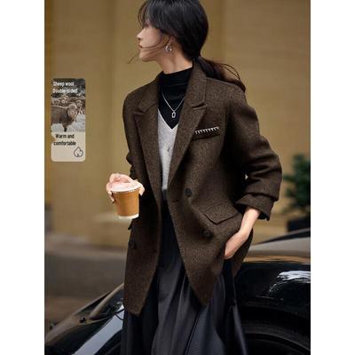 Women's 2025 Winter Double-Faced Wool Blazer