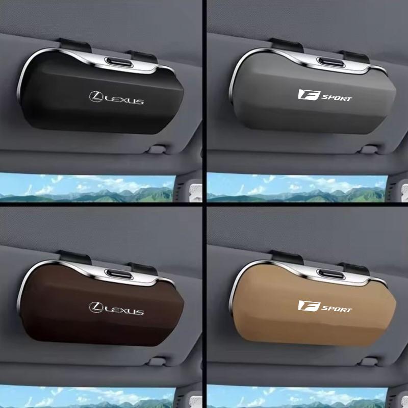 Lexus F SPORT CT ES GS NX IS250 IS200 CT200h GS300 grill Logo Key Cover Accessories Car Visor Sunglasses Glasses Case Clip Box