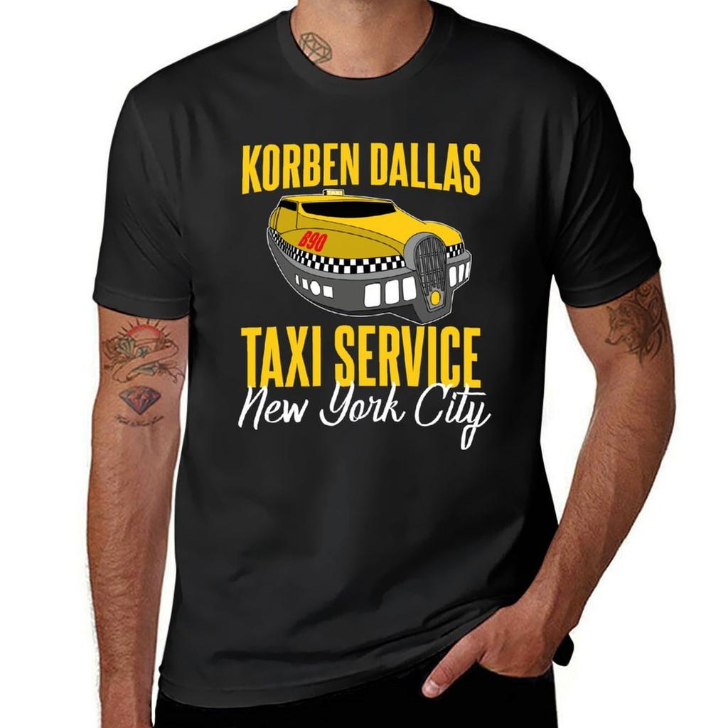 Korben Dallas Taxi Service TShirt Quick Drying Korean Fashion Unisex Graphic T Shirts