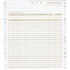KOKUYO Continuous Slip Paper Invoice 2 Copies 250 Set EC-TE1015