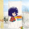 Serviette Mafalda Mignonne Dessin Animé Douce Cadeau Piscine Pour Voyage Salle de Sport Douche Camping Séchage Rapide Sportive Grandes Serviettes de Plage