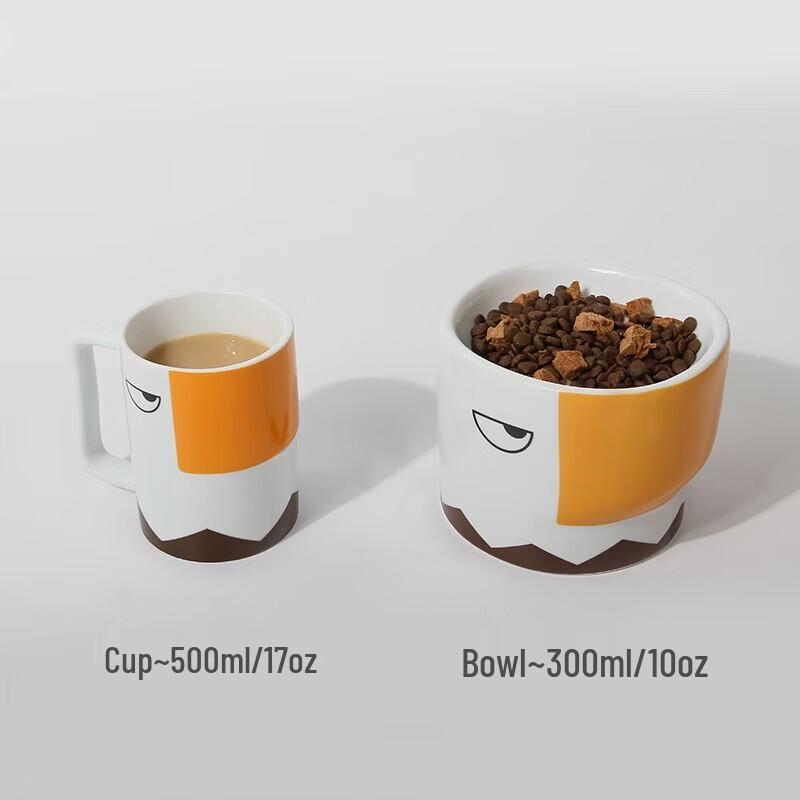 

Cute Cat Bowl and Cup Set