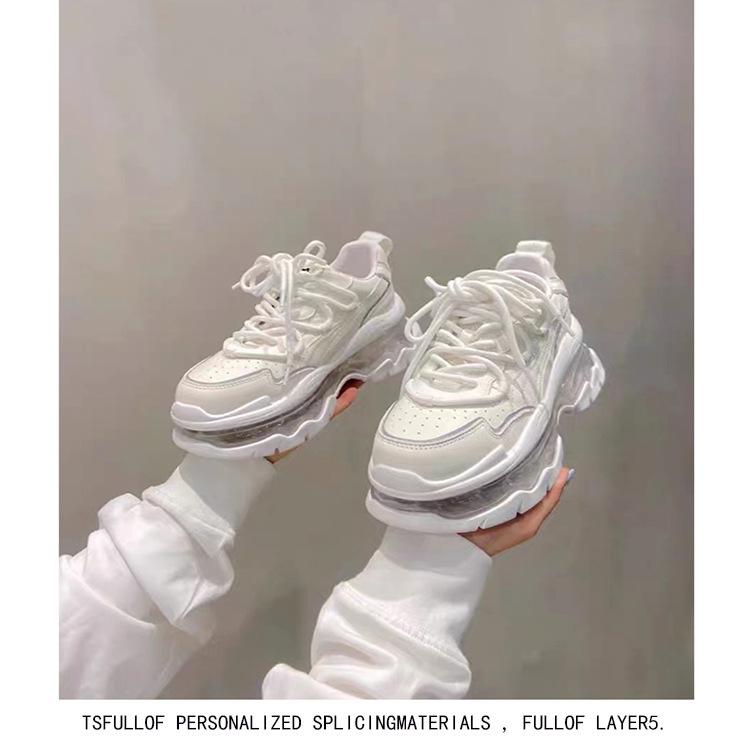 Summer Shoes Women's New Platform Versatile Casual Sports Shoes White Shoes