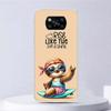 Animal Cute Cartoon Sloth Coffee Soft Case For Xiaomi Poco X7 X6 X5 X4 X3 Nfc F7 Ultra F6 F5 Pro Phone Cover F4 Gt F3 M5S M4 M3