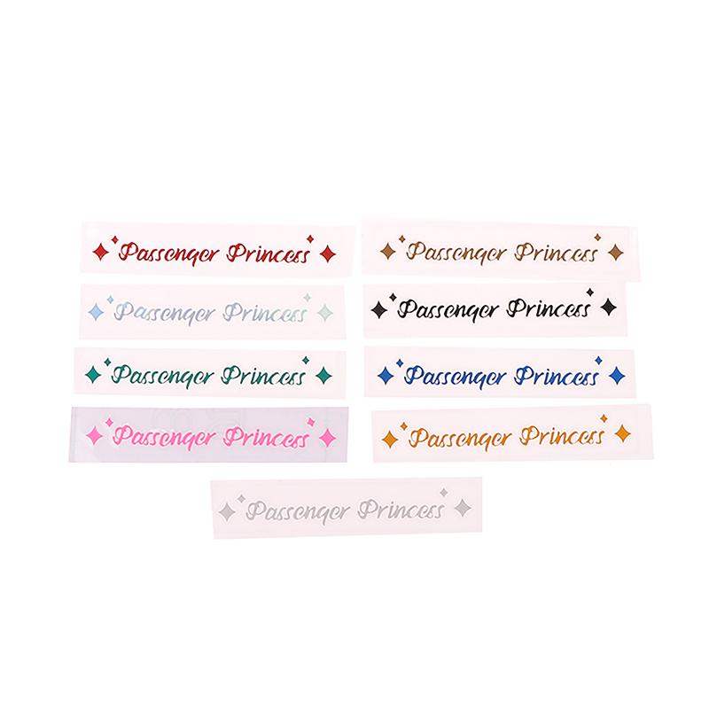 1PC Passenger Princess Star Mirror Decal Sticker Personalized Car Stickers Reverse Mirror Decor Rearview Mirror Car Vinyl Decal