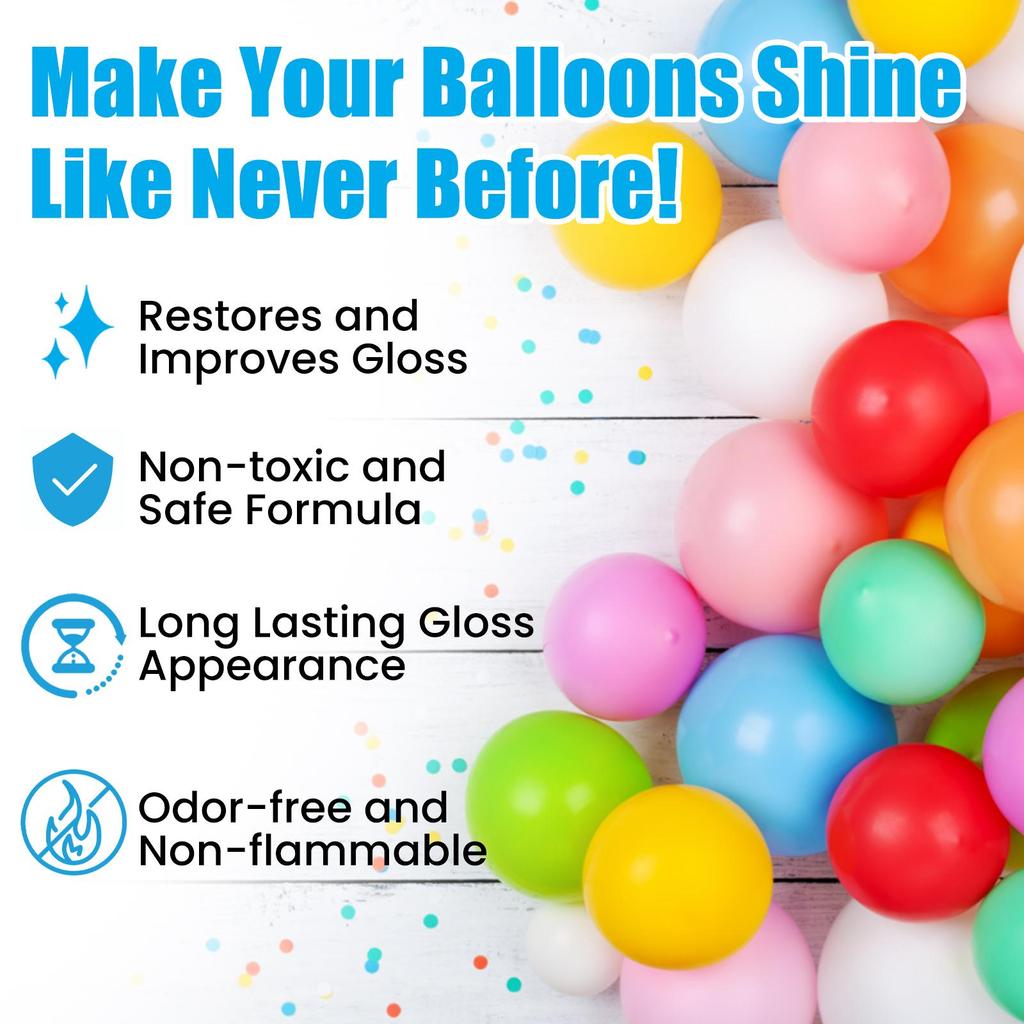 Balloon Shiny Spray Anti Fading Restore Atmosphere Brightener Balloon Enhance Ballon Decoration Spray Gloss