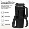 Water Bottle Sling Bag | 40oz Tumbler Holder | Sports Bottle Pouch Holder Sleeve Case, Water Cup Bag with Handle, Car Insulated Cup, Stainless Steel S