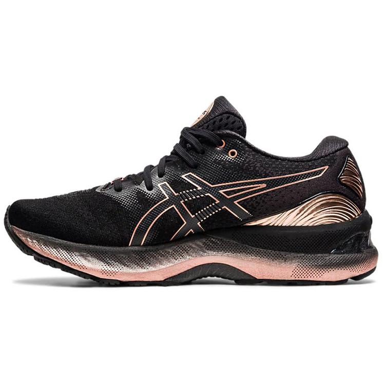 

new Asics Gel Nimbus 23 Platinum Black Rose Gold Women s 35.5