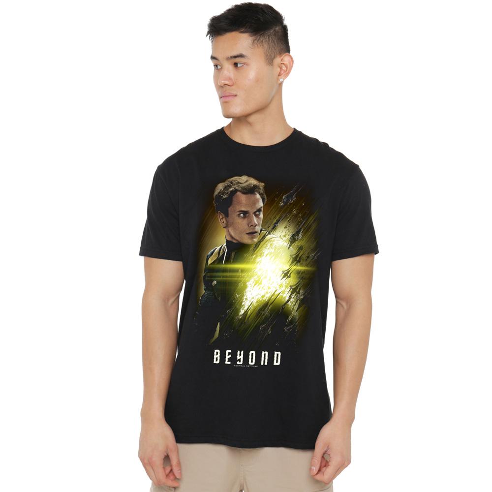 Star Trek Beyond Mens Chekov Poster T-Shirt