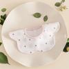 Flower Shape Baby Drooling Bibs Waterproof Saliva Towel Cloths Cute Baby Cotton Bibs  Infant