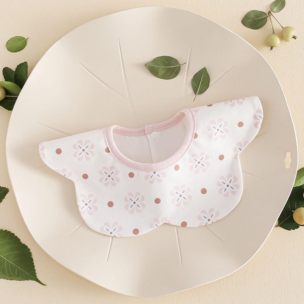 Flower Shape Baby Drooling Bibs Waterproof Saliva Towel Cloths Cute Baby Cotton Bibs Infant