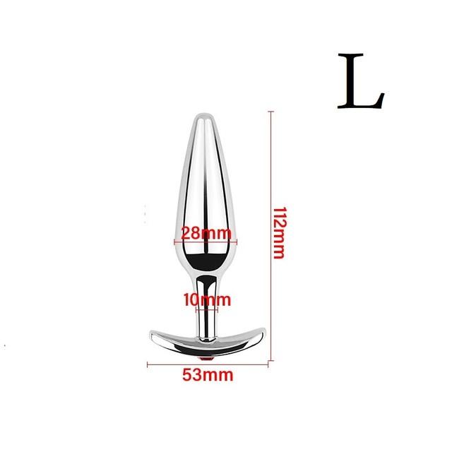 Conjunto de plugue anal de contas de metal pequeno grande plugue anal vestível joias dilatador dildo massageador de próstata brinquedo sexual homem mulher loja