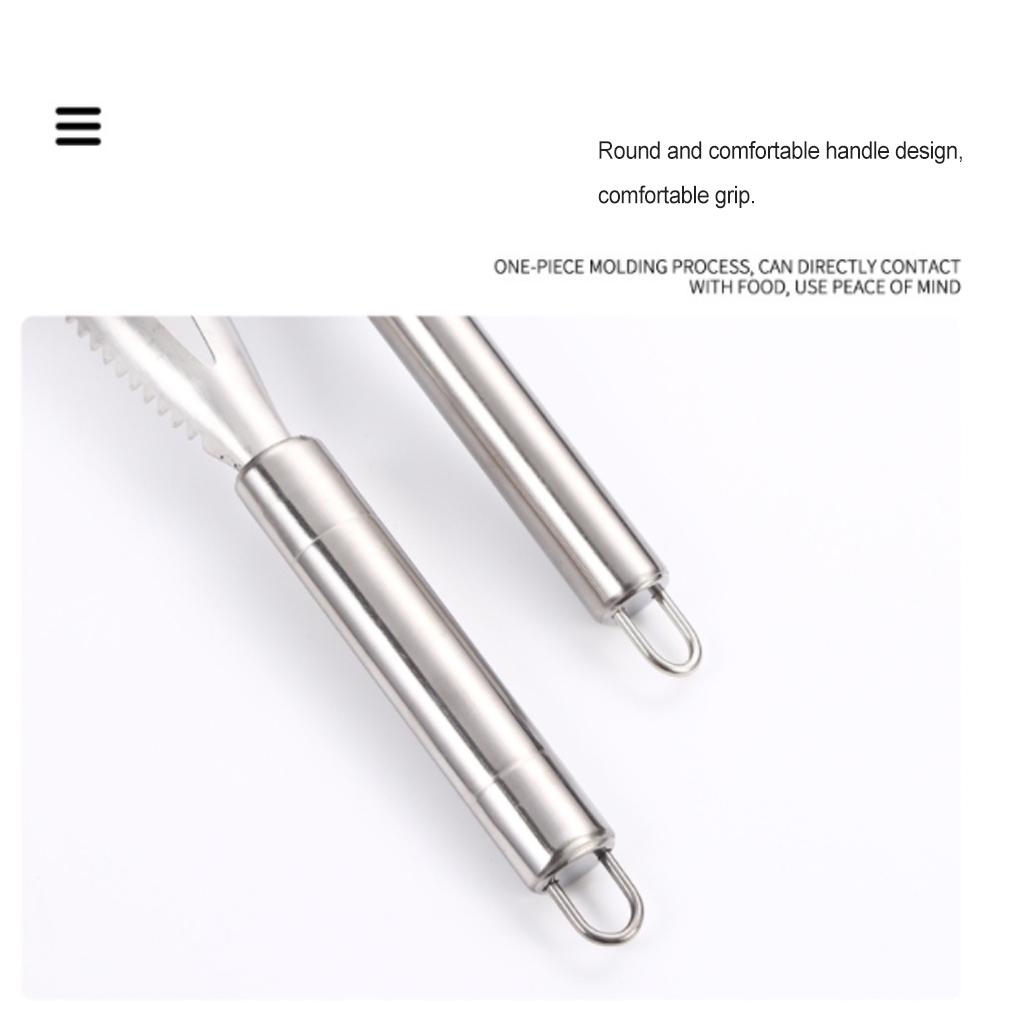 Stainless Steel Portable Fish Scale Remover Scales Removal Scraper Fast Scraping Cleaning Tool Peelers Kitchen Gadget