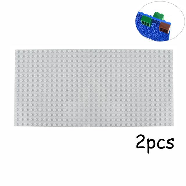 Double-sided Base Plates Plastic Small Bricks Baseplates Compatible with Leduo Dimensions Building Blocks Construction Toys