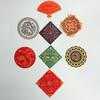 2026 Guochao Ancient Style Fan-Shaped New Year Blessing Card - Creative Hanging Gift
