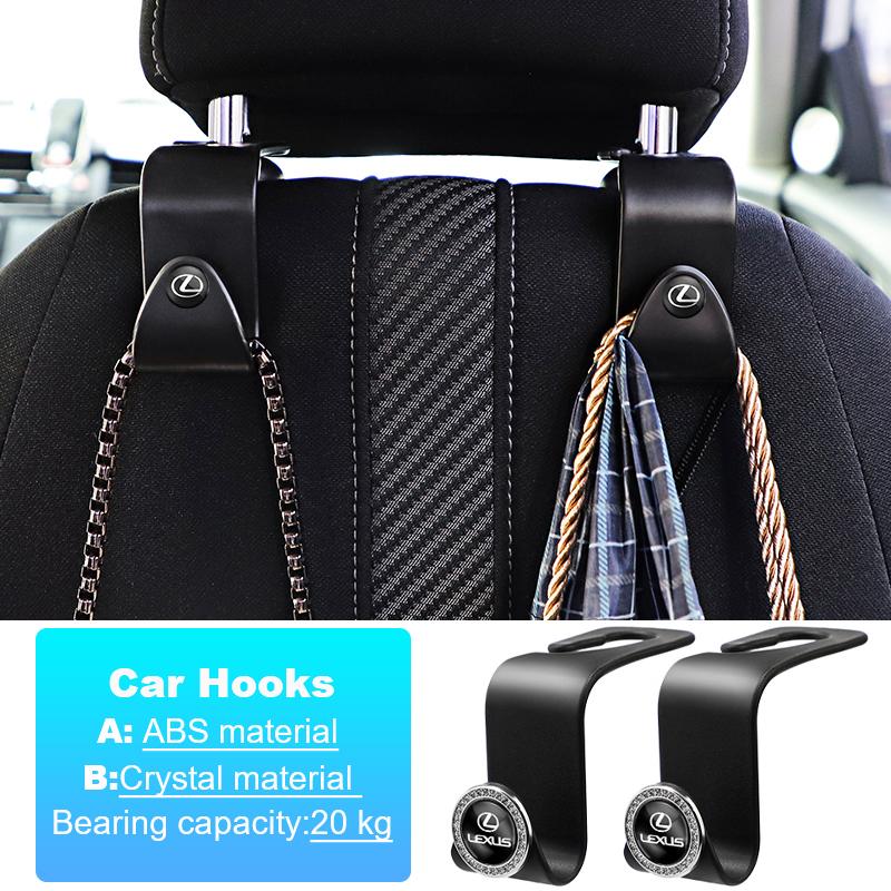 AIY1 Car Seat Hooks Rear Seat Storage Bracke Accessories For Lexus F SPORT GS IS LS LX CT LC RC LBX NX RX 350h 450h ES UX 300e GX460