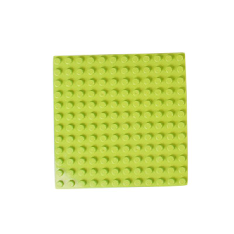 12x12 Noppen Einseitige Grundplatten Bausteine für Großformat-Steinset Ersatz-Grundplatte Duploed Steine