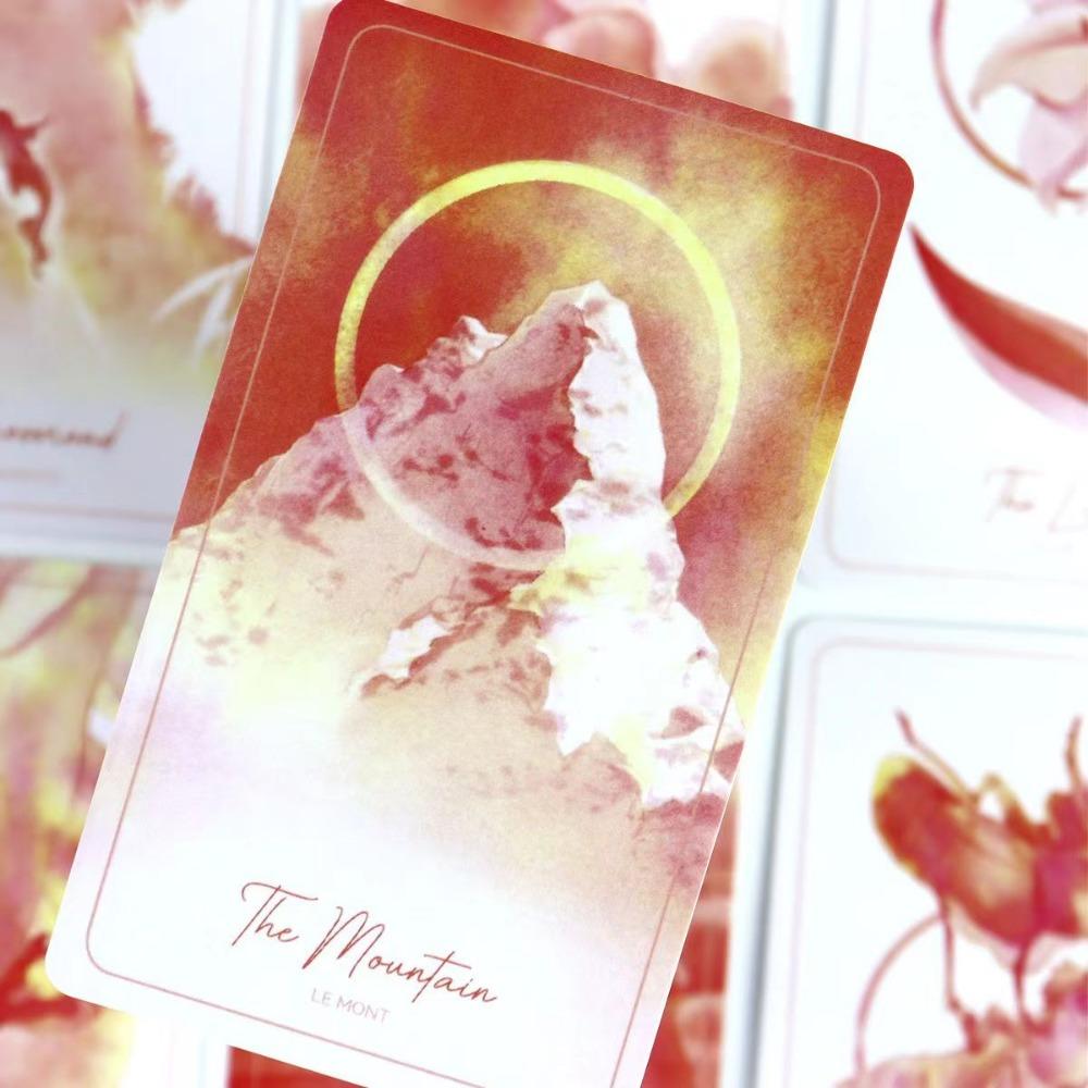 Sowa i Sroka Lenormand 10,3*6 cm Talia 36 kart Lenormand tradycyjnie ilustrowana tuszem (Wersja Sowa)