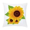 Luxury Home Decor Pillow Cover Living Room Sofa Cushion Cover Oil Painting Sunflower Photo Pattern Cushion Cover