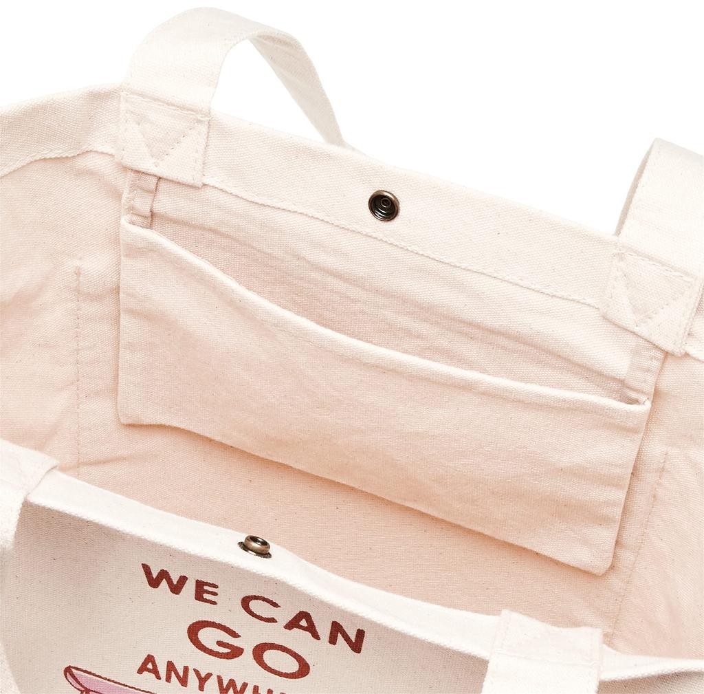 Hapitas Doraemon Tote Bag with Exterior Pocket DR3 Anywhere Door Free Size (6009P) - -