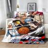 New K-Kuroko No B-Basket Cartoon Game 3D Flannel Blanket Soft Throw Blanket Art For Home Decor Bedroom Bed Sofa Picnic Fans Gift