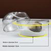Hamster Bathtub Transparent Sand Bath Box Splash Proof Hamster Bathroom Small Animal Toilet