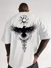 Viking Raven Norse Mythology Graphic Tee Cotton Men's T-shirt Summer Casual Streetwear Breathable Shirts for Men's and Women's