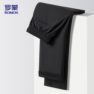 Men's Straight-Leg Ice Silk Casual Pants KZ0204