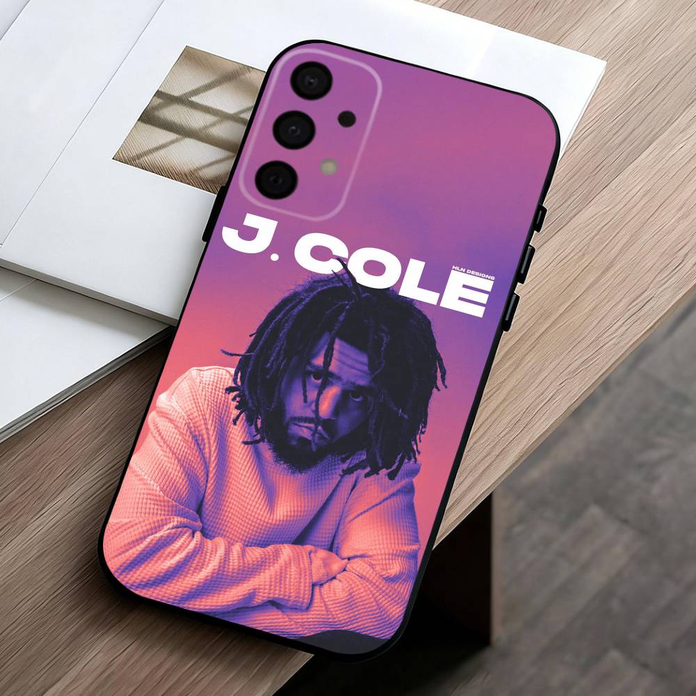 Rapper Singer J-J C-Cole-E Phone Case For Samsung Galaxy A73,A72,A71,A70,A53,A52,A51,Others Soft Black Shell