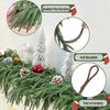 WTEMPO Christmas Wreath Fake Pine Tree Flower Vine for Fence Fireplace Decorations Christmas Indoor Outdoor Decorations Christmas Tree Decorations