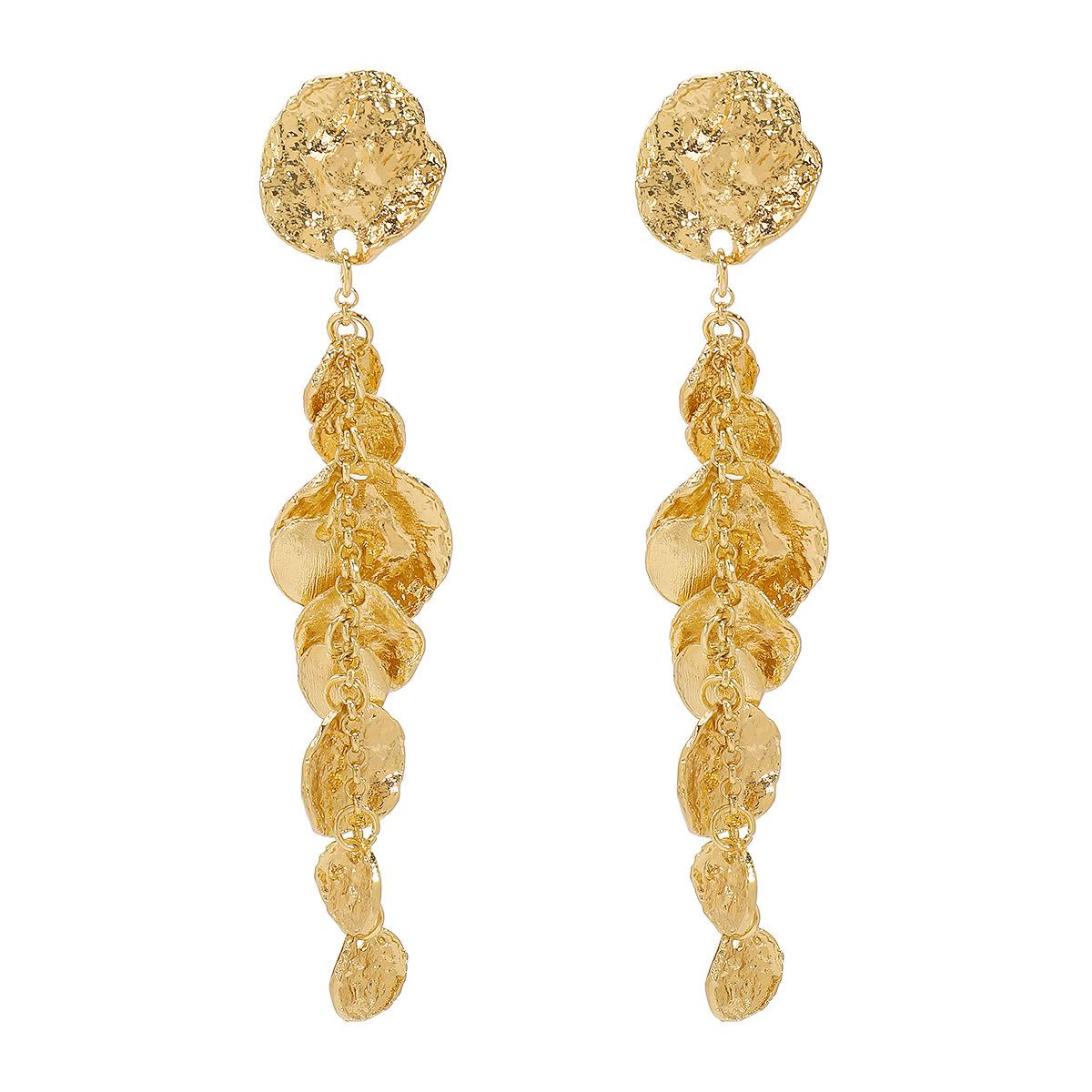 

Персонализированные Ретро Длинные Круглые Серьги-Подвески Персонализированные Модные Роскошные Свадебные Вечерние Женские Серьги Праздничное Ювелирное Изделие Подарок