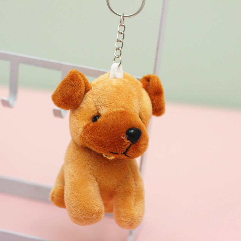 Puppy Plush Toy Keychain Pendant - Mini Animal Backpack Ornament & Gift
