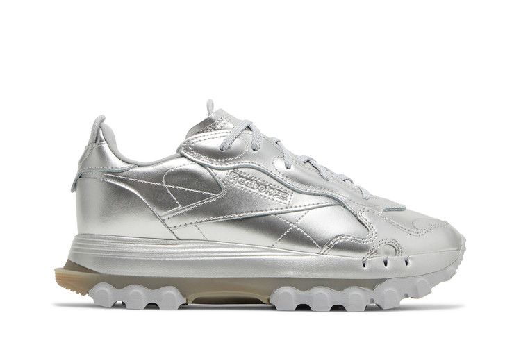 Reebok Classic Leather Cardi B Silver Metallic (Women's)