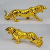 Golden Tiger Animal Sculpture, Electroplated Resin Crafts, Home Decoration, Living Room and Office Desk Decoration Ornaments