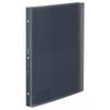 KOKUYO Glassel Clear A4 Maximum Capacity 60 File, Refillable, Size, Pockets, Black, La-GL720D