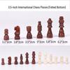 Mussels 2.5-inch Solid Wood Chess Pieces (3 Pcs)