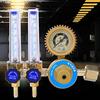 Argon Pressure Regulator, Argon CO2 Regulator, Pressure Reducer, 0.25MPa, Double-Pipe, Dual Flow Meter, Gas Flow Meter, Argon Gas Regulator, Gas Flow