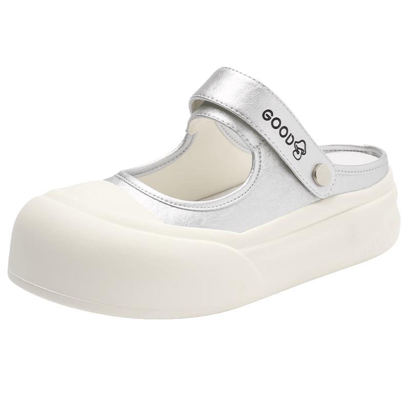 JOSINY Women s Thick-Soled Casual Mules 38