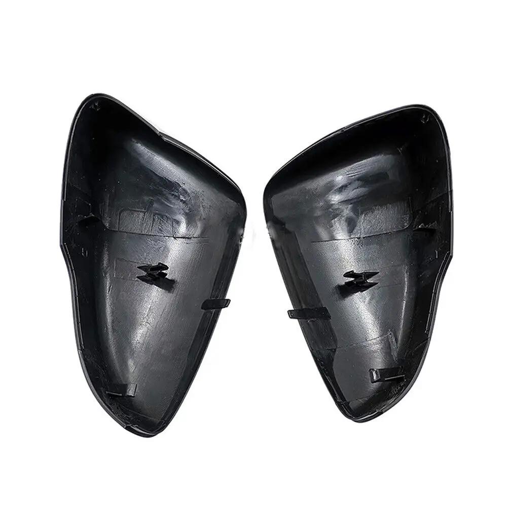 LHD For Ford Focus MK4 2019-2025 Rearview Side Mirror Cover Wing Cap Replacement Exterior Door Rear View Case Trim Carbon Fiber
