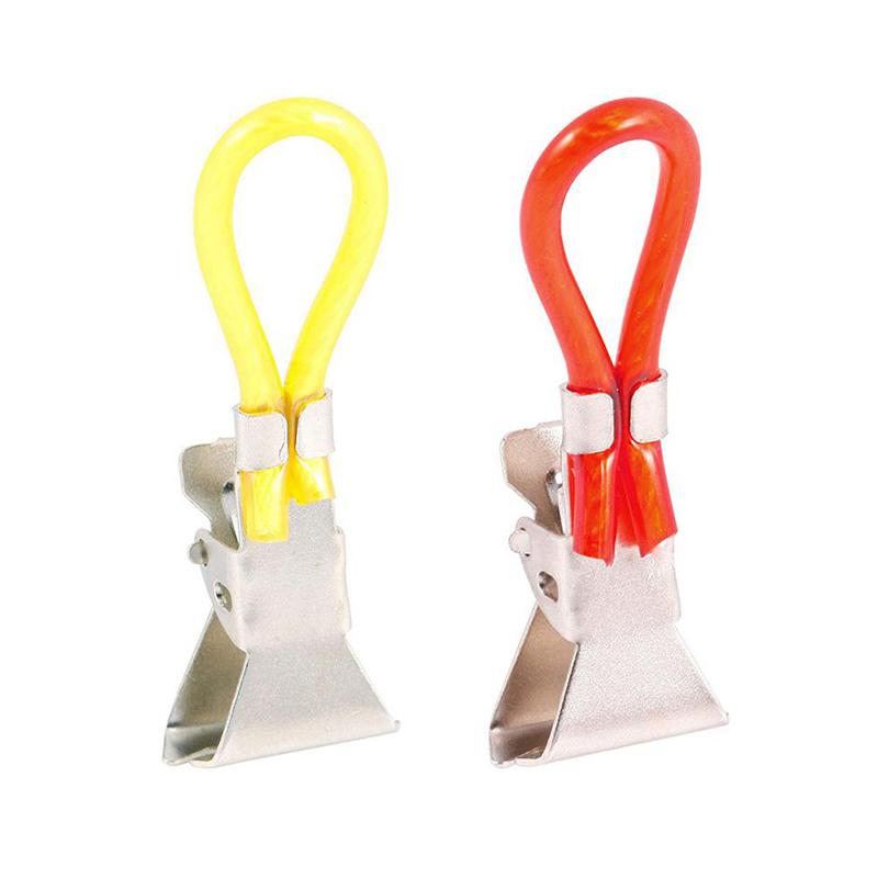 10Pcs Pack Portable Clothes Pegs Metal Colorful Laundry Tea Towel Hanging Clip