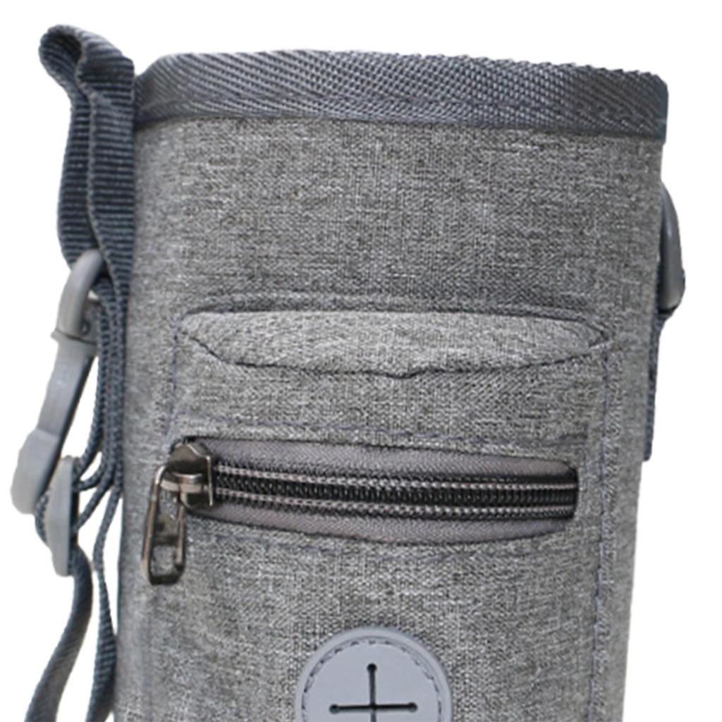 Dog Treat Pouch Dog Treat Bag 2 Ways to Wear with Waist Belt Food Snacks Storage