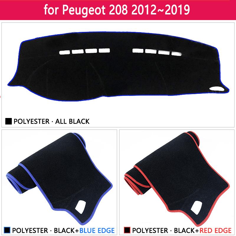 for Peugeot 208 2012~ Anti-Slip Mat Dashboard Cover Pad Sunshade Dashmat Protect Carpet Accessories Active Allure GTI 2015