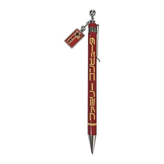 Sanei Boeki Family Computer Mechanical Pencil B Controller, W1.1xD1.1xH14cm, Famicom Design Stationery Goods with Famicom Controller Charm, 0.5mm