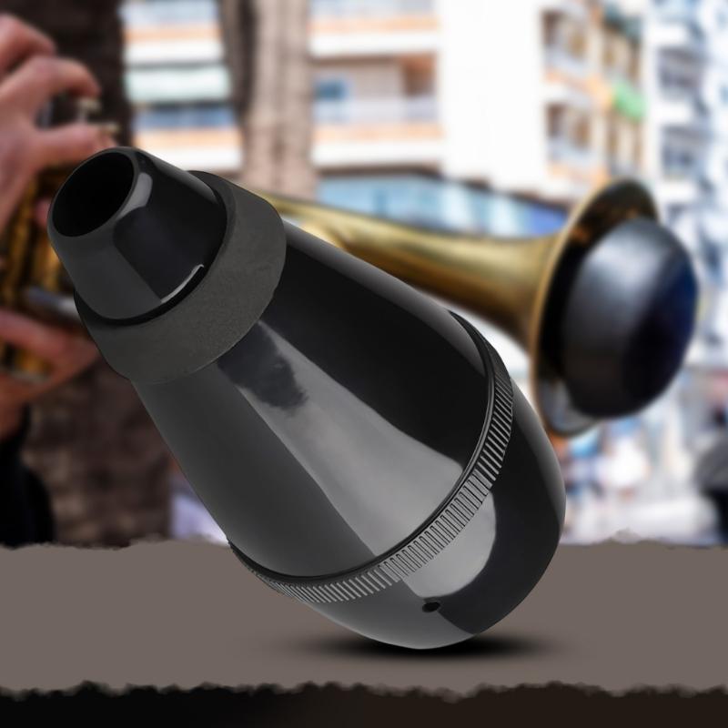 Plastic Trumpet Mute Silencers Noise Reduction Practice Mute Muffler Portable Silencers Trumpet Accessories Enduring