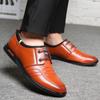 2019 Newest Men Shoes Microfiber Leather Men Dress Shoes Men's Business Casual Classic Gentleman Shoes Leather Casual Shoes Lh55